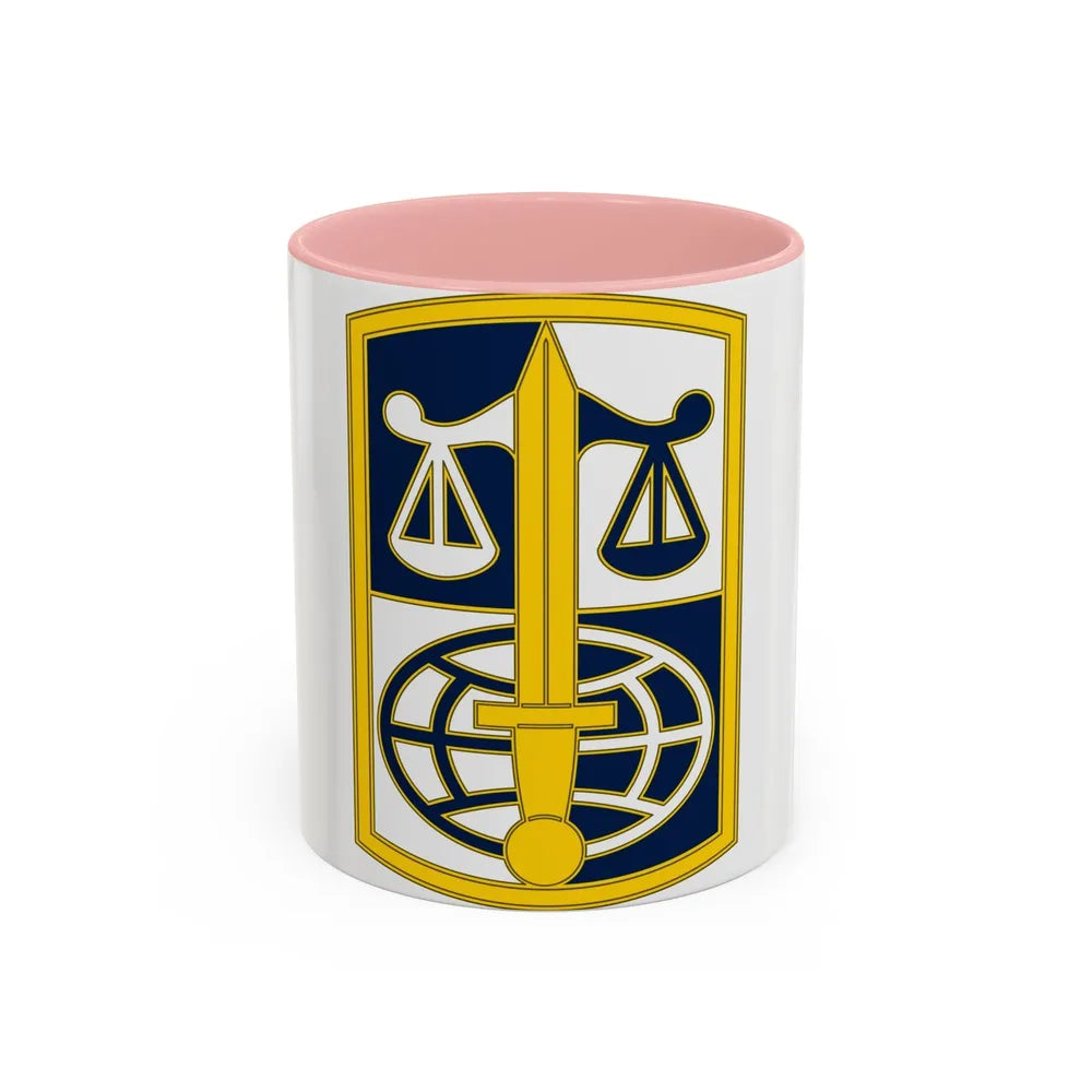 ARMY LEGAL SERVICES AGENCY (U.S. Army) Accent Coffee Mug-11oz-Pink-Go Mug Yourself