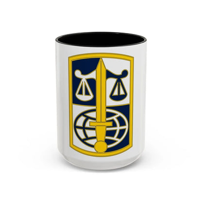 ARMY LEGAL SERVICES AGENCY (U.S. Army) Accent Coffee Mug-15oz-Black-Go Mug Yourself