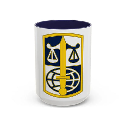 ARMY LEGAL SERVICES AGENCY (U.S. Army) Accent Coffee Mug-15oz-Navy-Go Mug Yourself