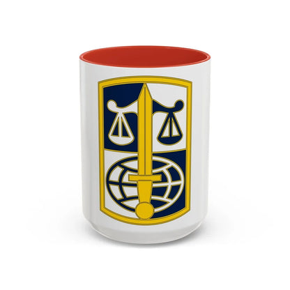 ARMY LEGAL SERVICES AGENCY (U.S. Army) Accent Coffee Mug-15oz-Red-Go Mug Yourself