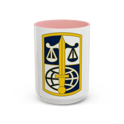 ARMY LEGAL SERVICES AGENCY (U.S. Army) Accent Coffee Mug 15oz Pink - Go Mug Yourself