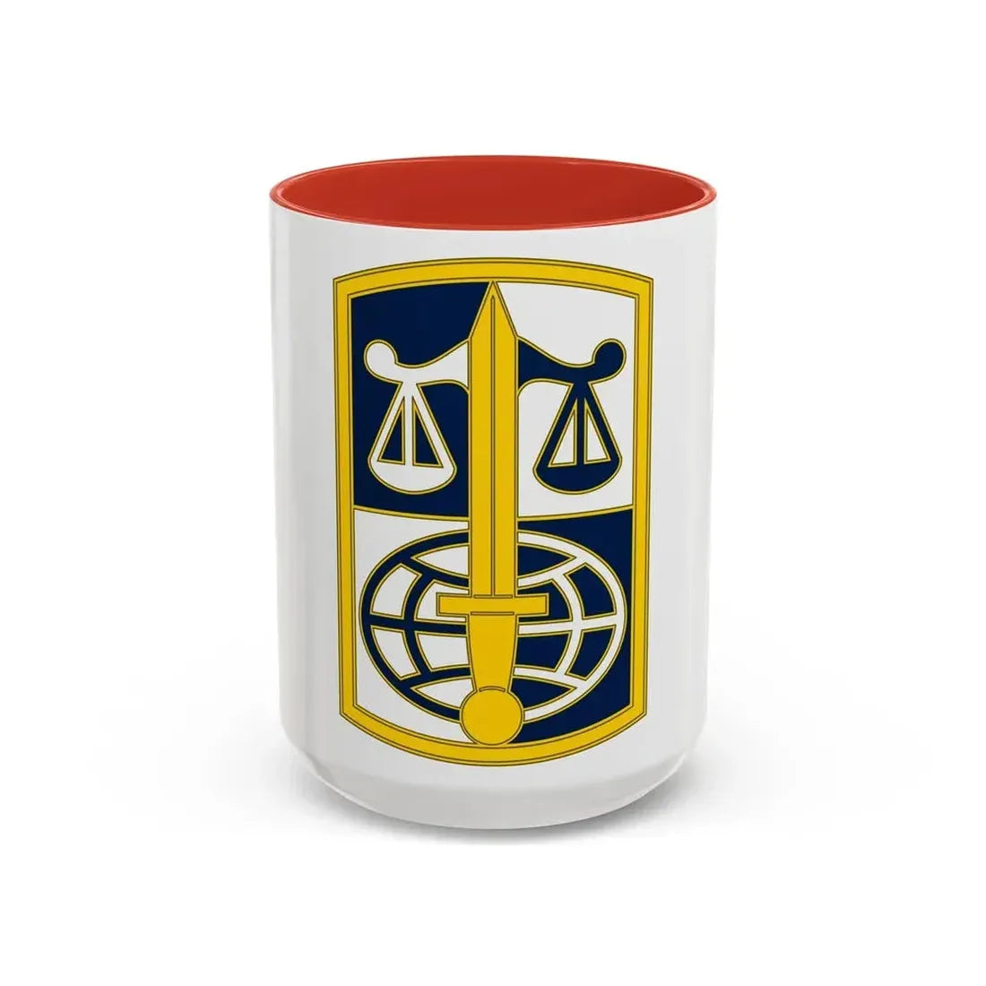 ARMY LEGAL SERVICES AGENCY (U.S. Army) Accent Coffee Mug 15oz Red - Go Mug Yourself