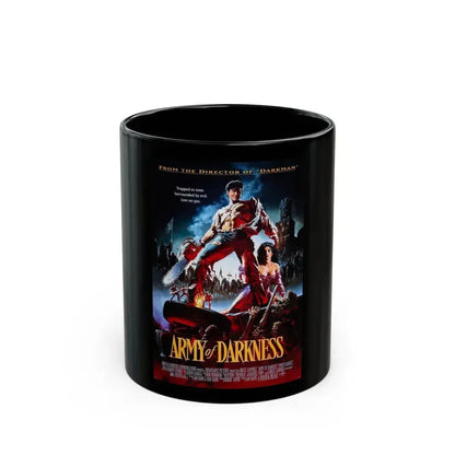 ARMY OF DARKNESS 1992 Movie Poster - Black Coffee Mug 11oz - Go Mug Yourself