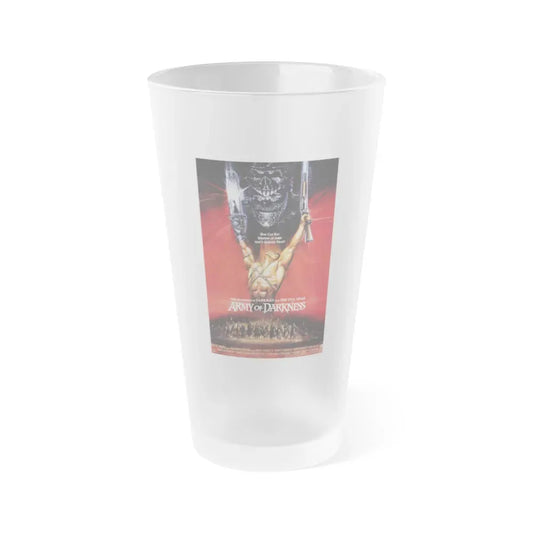 ARMY OF DARKNESS (2) 1992 Movie Poster - Frosted Pint Glass 16oz Default Title - Go Mug Yourself