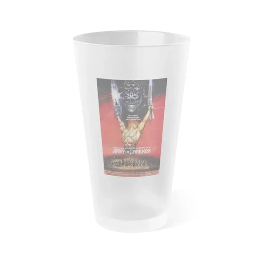 ARMY OF DARKNESS (2) 1992 Movie Poster - Frosted Pint Glass 16oz Default Title - Go Mug Yourself