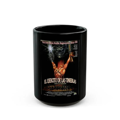 ARMY OF DARKNESS (3) 1992 Movie Poster - Black Coffee Mug 15oz - Go Mug Yourself