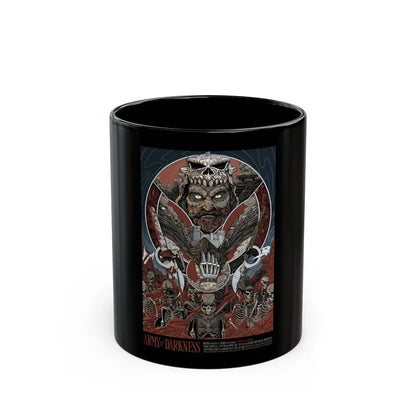 ARMY OF DARKNESS (ALAMO DRAFTHOUSE) 1992 Movie Poster - Black Coffee Mug-11oz-Go Mug Yourself