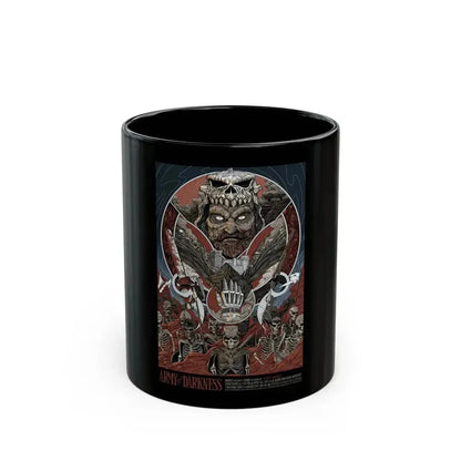 ARMY OF DARKNESS (ALAMO DRAFTHOUSE) 1992 Movie Poster - Black Coffee Mug 11oz - Go Mug Yourself