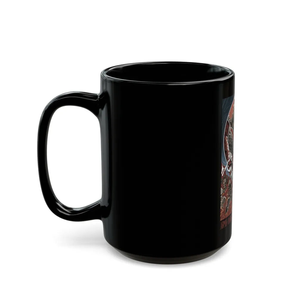 ARMY OF DARKNESS (ALAMO DRAFTHOUSE) 1992 Movie Poster - Black Coffee Mug-Go Mug Yourself