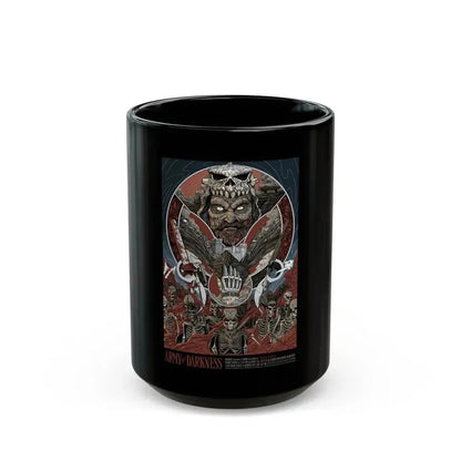 ARMY OF DARKNESS (ALAMO DRAFTHOUSE) 1992 Movie Poster - Black Coffee Mug - Go Mug Yourself