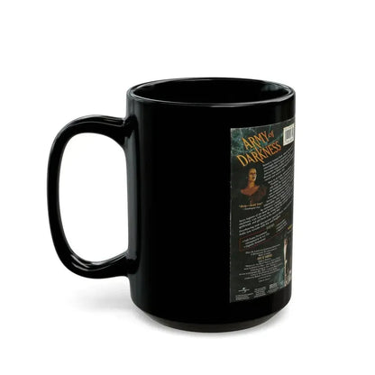 ARMY OF DARKNESS (VHS COVER) - Black Coffee Mug - Go Mug Yourself