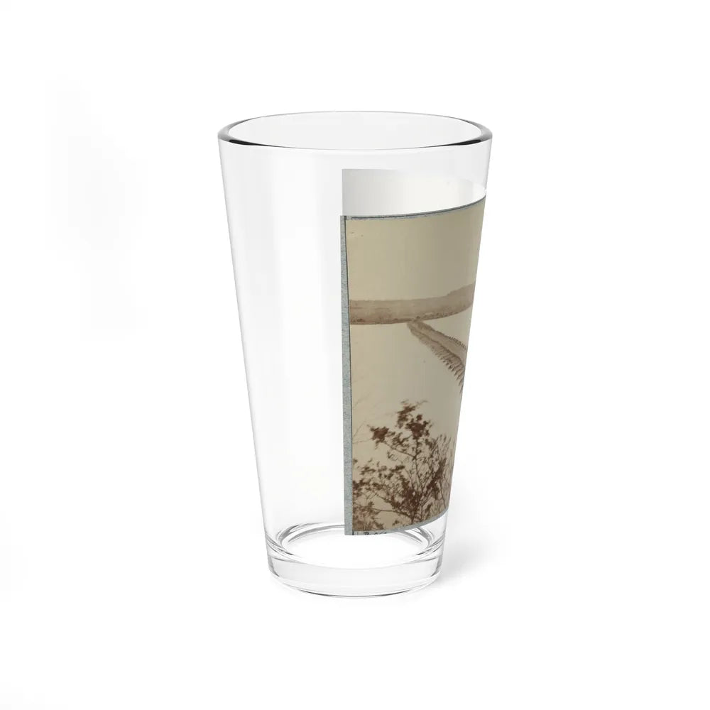 Army Of The James, Pontoon Bridges Across James River At Deep Bottom And Varina (U.S. Civil War) Pint Glass 16oz-Go Mug Yourself