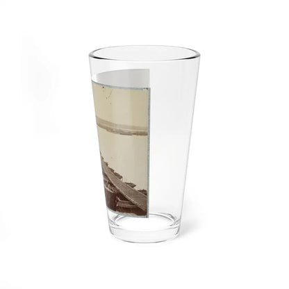 Army Of The James, Pontoon Bridges Across James River At Deep Bottom And Varina (U.S. Civil War) Pint Glass 16oz-Go Mug Yourself