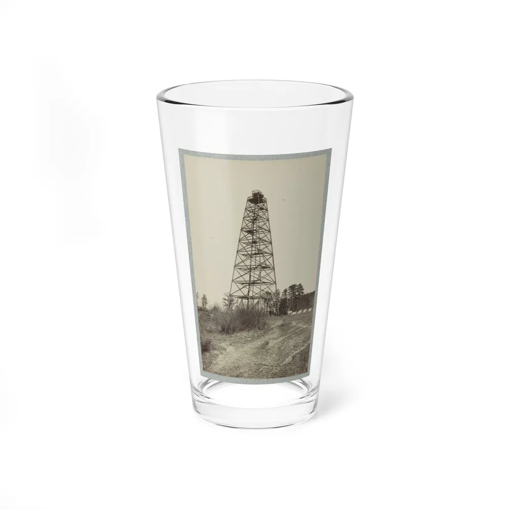 Army Of The James, Signal Tower On Left Of Bermuda Hundred Lines (U.S. Civil War) Pint Glass 16oz-16oz-Go Mug Yourself