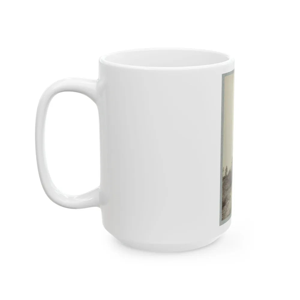 Army Of The James, Signal Tower On Left Of Bermuda Hundred Lines (U.S. Civil War) White Coffee Mug-Go Mug Yourself