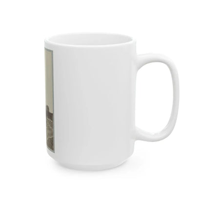 Army Of The James, Signal Tower On Left Of Bermuda Hundred Lines (U.S. Civil War) White Coffee Mug-Go Mug Yourself