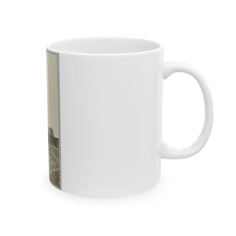 Army Of The James, Signal Tower On Left Of Bermuda Hundred Lines (U.S. Civil War) White Coffee Mug-Go Mug Yourself