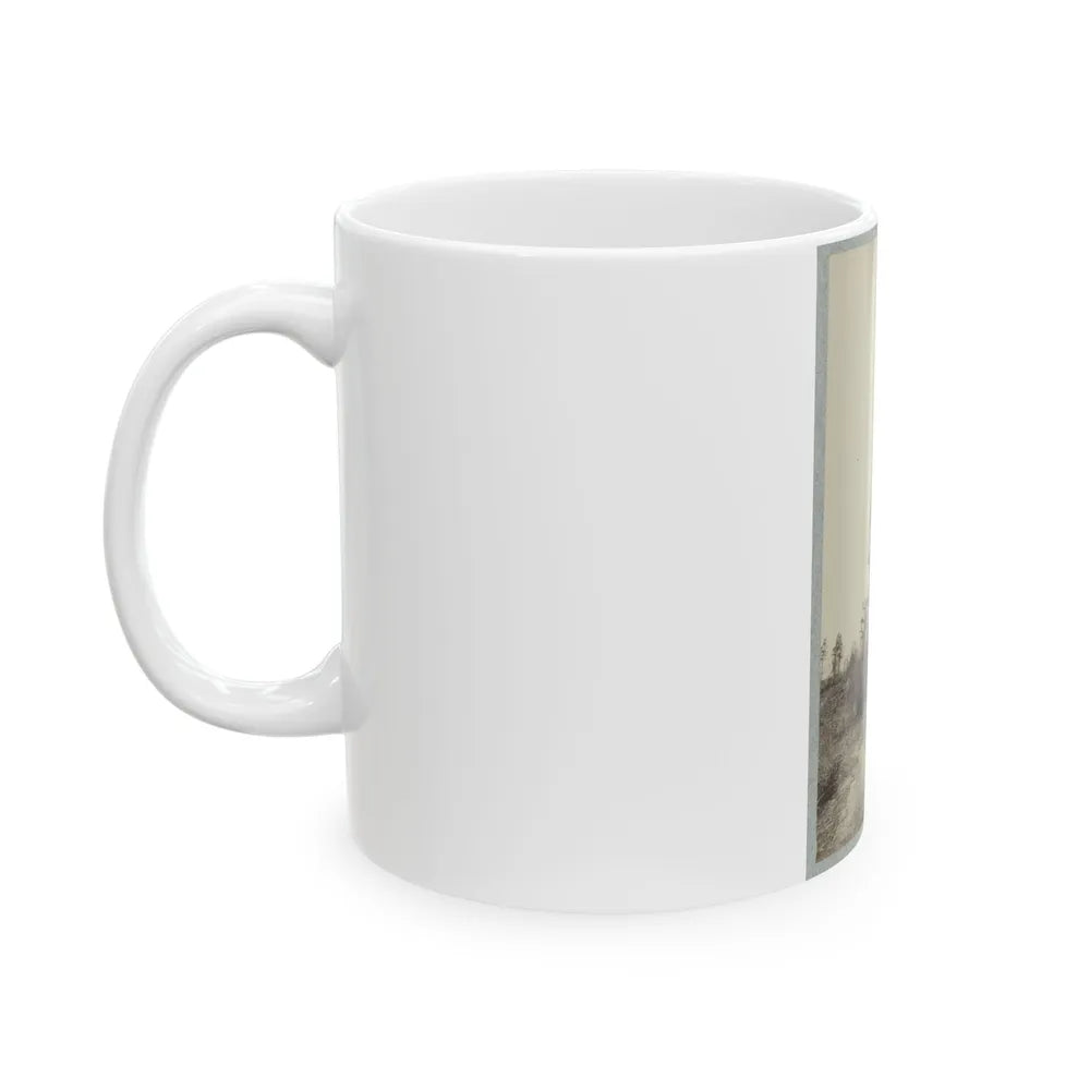 Army Of The James, Signal Tower On Left Of Bermuda Hundred Lines (U.S. Civil War) White Coffee Mug-Go Mug Yourself