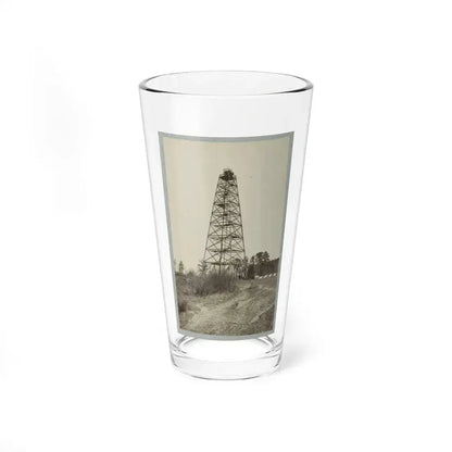 Army Of The James, Signal Tower On Left Of Bermuda Hundred Lines (U.S. Civil War) Pint Glass 16oz 16oz - Go Mug Yourself