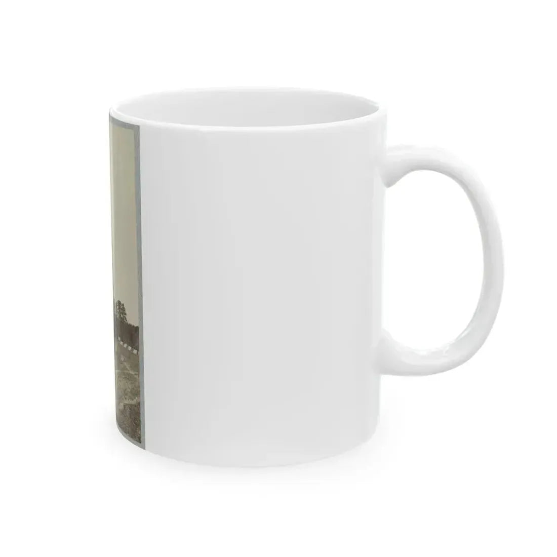 Army Of The James, Signal Tower On Left Of Bermuda Hundred Lines (U.S. Civil War) White Coffee Mug - Go Mug Yourself