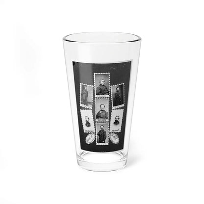 Army Of The West Schofield, Thomas, Slocum, Mcpherson, Sherman, Howard, And Rousseau (U.S. Civil War) Pint Glass 16oz-16oz-Go Mug Yourself