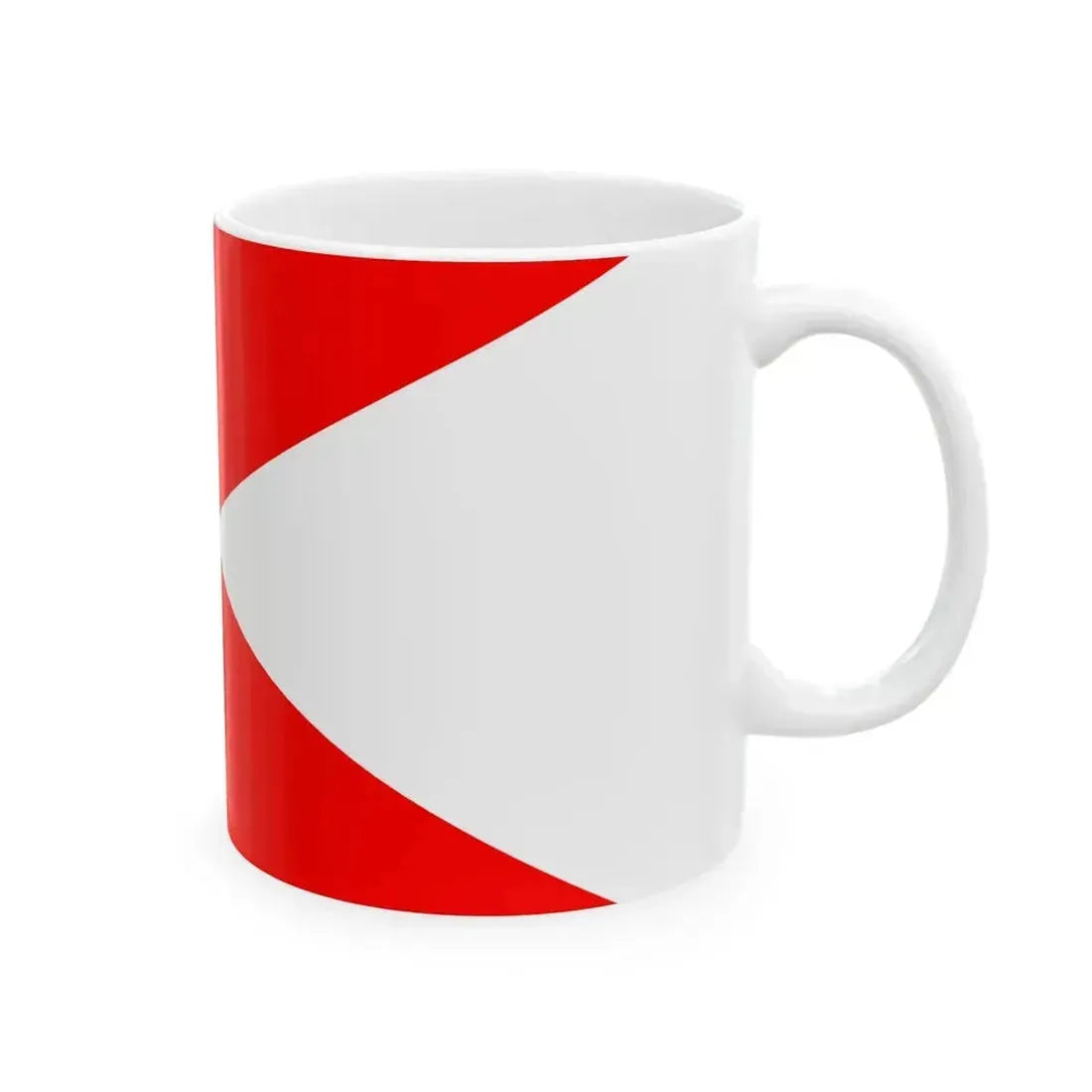 Army Rank Flag of Denmark - Chief of the General Command (Denmark) White Coffee Mug - Go Mug Yourself