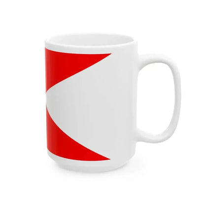 Army Rank Flag of Denmark - Chief of the General Command (Denmark) White Coffee Mug - Go Mug Yourself