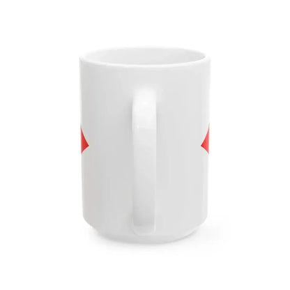 Army Rank Flag of Denmark - King (Denmark) White Coffee Mug - Go Mug Yourself
