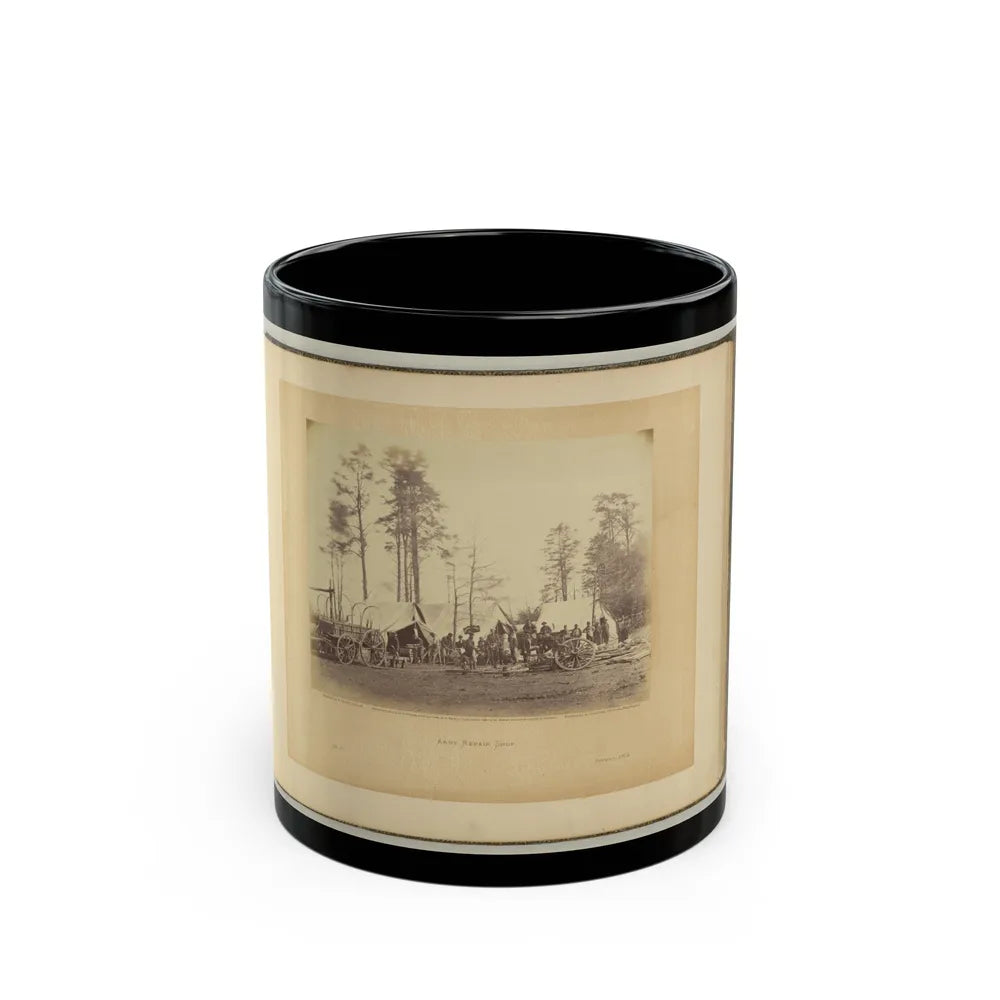 Army Repair Shop (U.S. Civil War) Black Coffee Mug-11oz-Go Mug Yourself