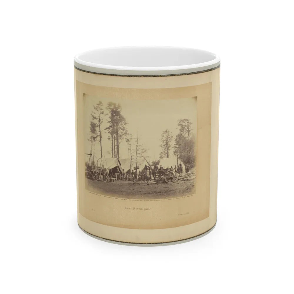 Army Repair Shop (U.S. Civil War) White Coffee Mug-11oz-Go Mug Yourself