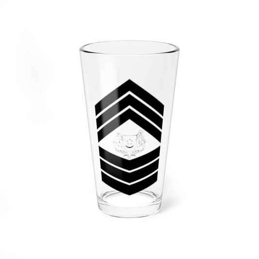 Army SGP OR 6b (Singapore) (Military Rank) Pint Glass 16oz 16oz - Go Mug Yourself