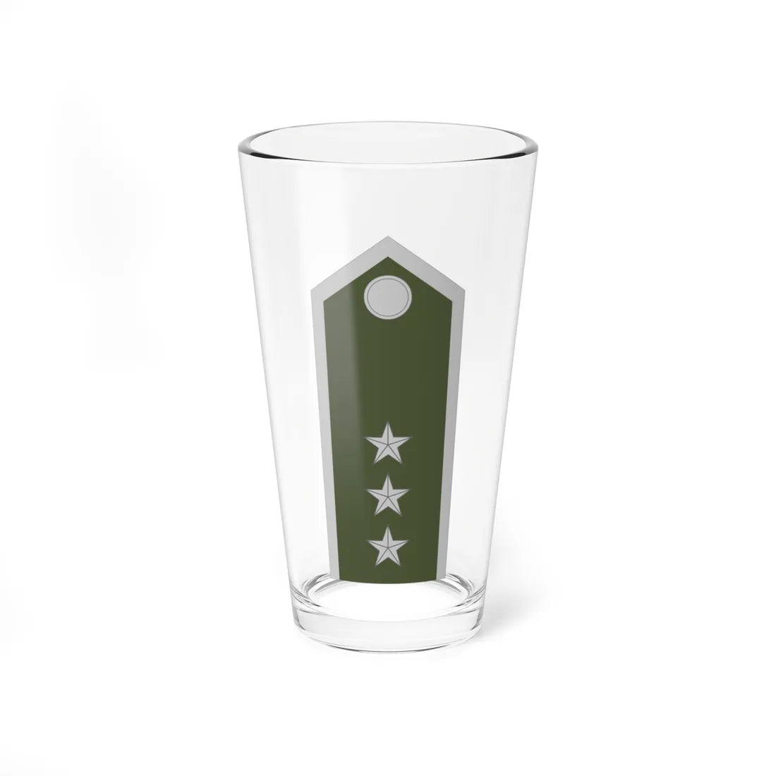 Army SVK OR 09a (Slovakia) (Military Rank) Pint Glass 16oz 16oz - Go Mug Yourself