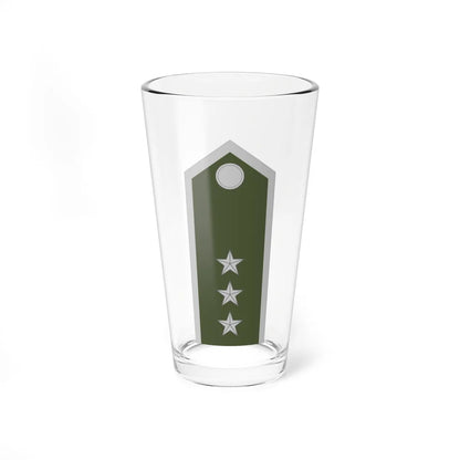 Army SVK OR 09a (Slovakia) (Military Rank) Pint Glass 16oz 16oz - Go Mug Yourself