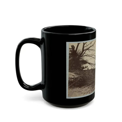 Army Transports In James River, Va. Near Deep Bottom (U.S. Civil War) Black Coffee Mug - Go Mug Yourself
