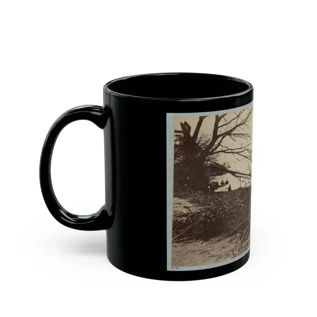 Army Transports In James River, Va. Near Deep Bottom (U.S. Civil War) Black Coffee Mug - Go Mug Yourself