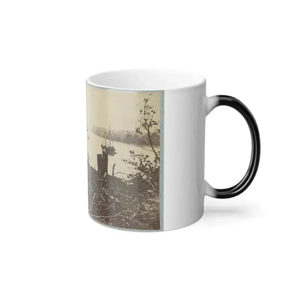 Army Transports in James River, Va. Near Deep Bottom (U.S. Civil War) Color Changing Coffee Mug 11oz - Go Mug Yourself