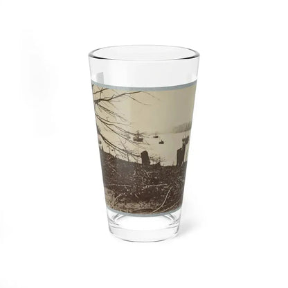 Army Transports In James River, Va. Near Deep Bottom (U.S. Civil War) Pint Glass 16oz 16oz - Go Mug Yourself