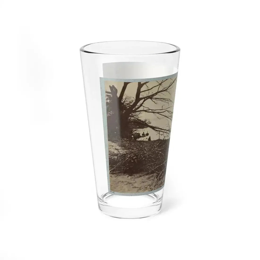 Army Transports In James River, Va. Near Deep Bottom (U.S. Civil War) Pint Glass 16oz - Go Mug Yourself
