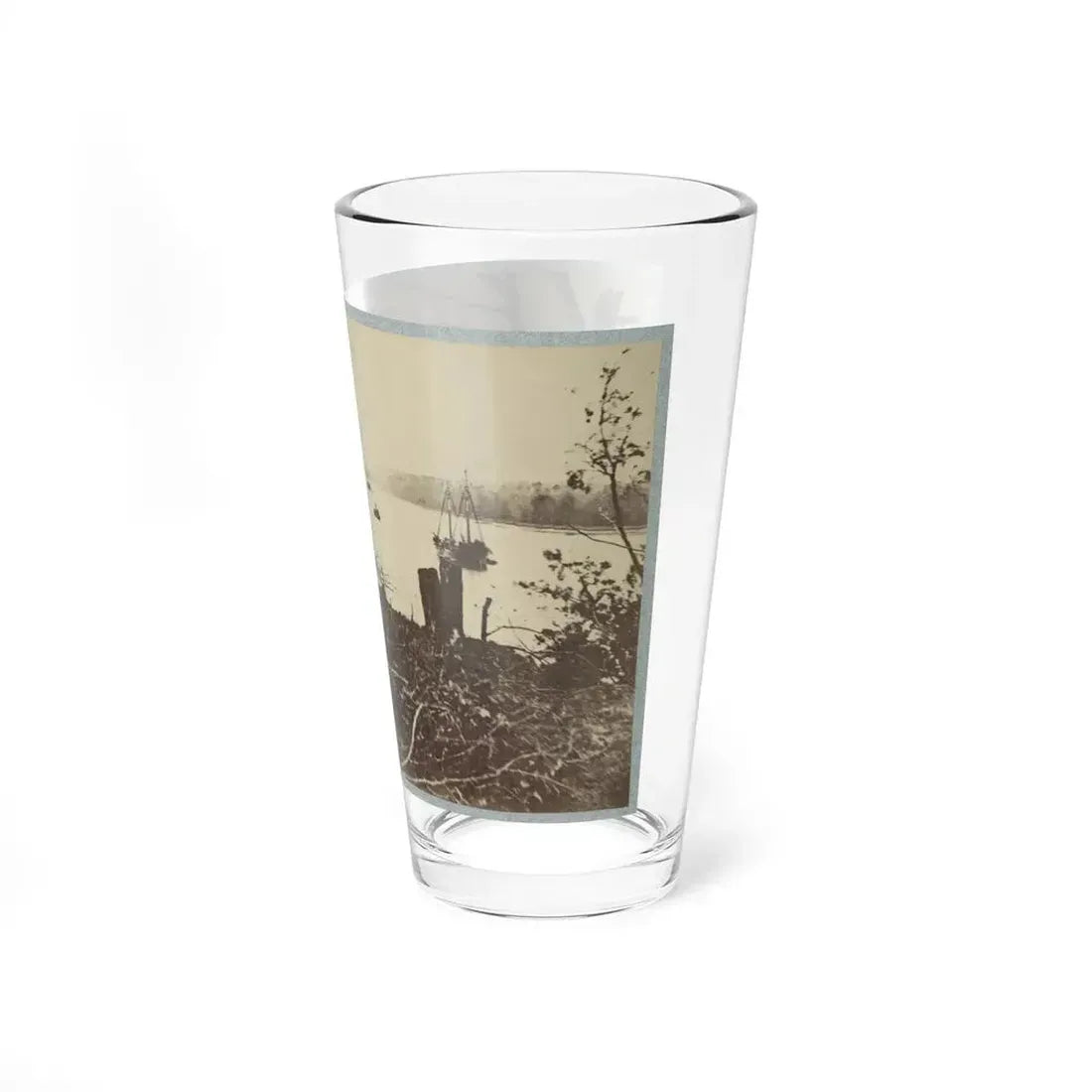 Army Transports In James River, Va. Near Deep Bottom (U.S. Civil War) Pint Glass 16oz - Go Mug Yourself