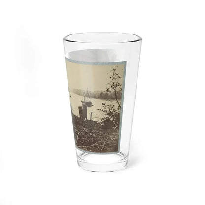 Army Transports In James River, Va. Near Deep Bottom (U.S. Civil War) Pint Glass 16oz - Go Mug Yourself