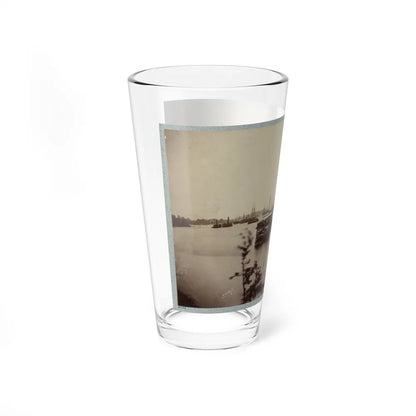 Army Transports In James River, Va. Near Deep Bottom 001 (U.S. Civil War) Pint Glass 16oz-Go Mug Yourself