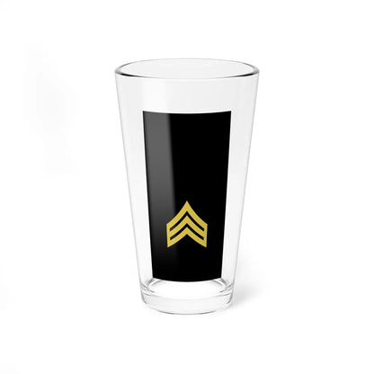 Army US OR 05 (United States) (Military Rank) Pint Glass 16oz 16oz - Go Mug Yourself
