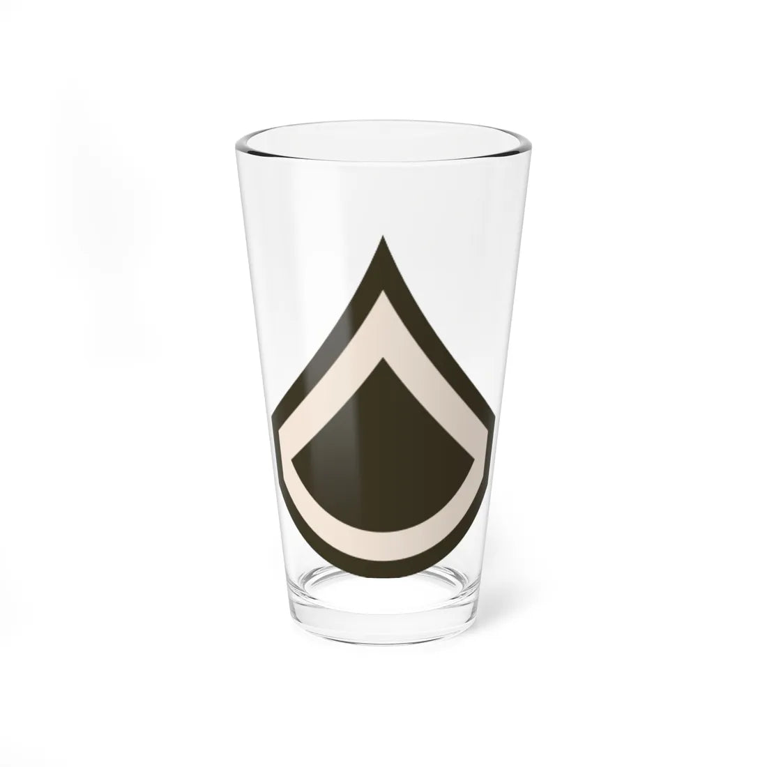 Army USA OR 03 Army greens (United States) (Military Rank) Pint Glass 16oz 16oz - Go Mug Yourself