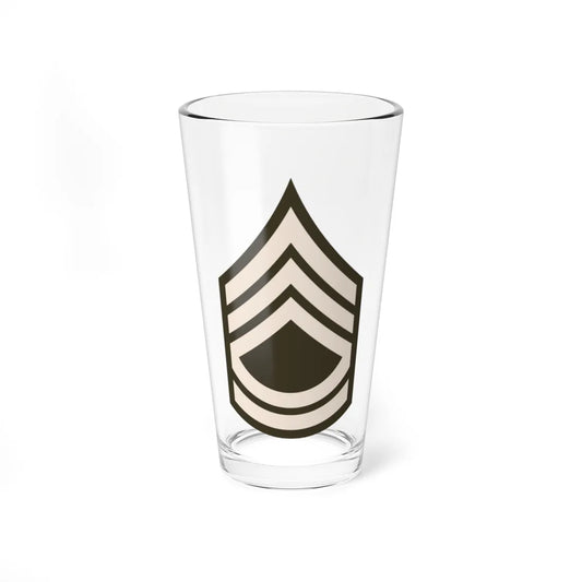 Army USA OR 07 Army greens (United States) (Military Rank) Pint Glass 16oz 16oz - Go Mug Yourself