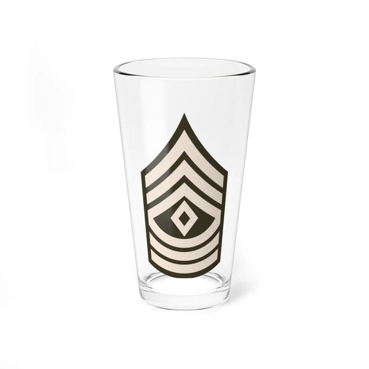 Army USA OR 08a Army greens (United States) (Military Rank) Pint Glass 16oz 16oz - Go Mug Yourself