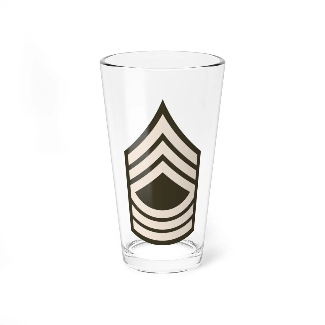 Army USA OR 08b Army greens (United States) (Military Rank) Pint Glass 16oz 16oz - Go Mug Yourself
