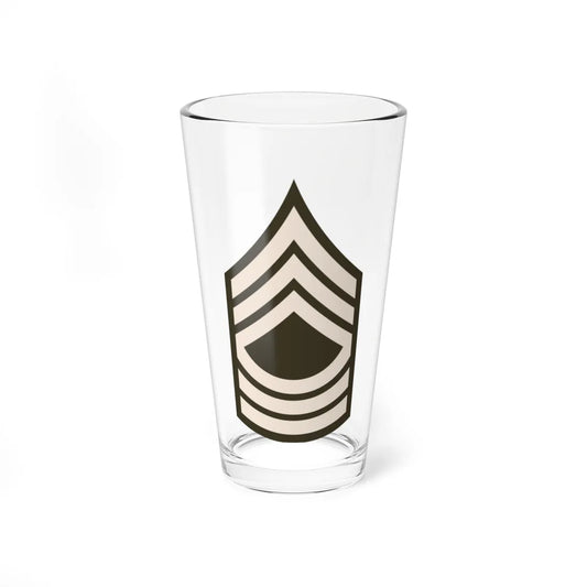 Army USA OR 08b Army greens (United States) (Military Rank) Pint Glass 16oz 16oz - Go Mug Yourself