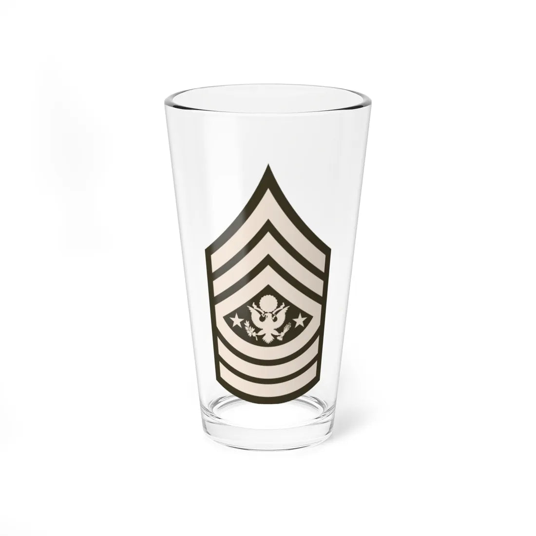 Army USA OR 09a Army greens (United States) (Military Rank) Pint Glass 16oz 16oz - Go Mug Yourself