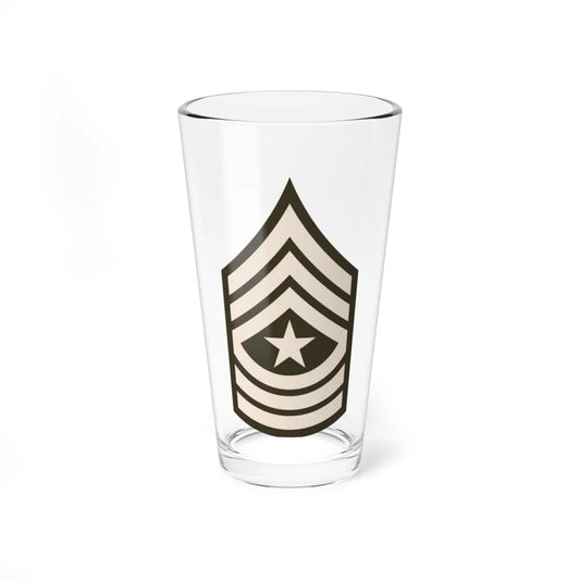 Army USA OR 09c Army greens (United States) (Military Rank) Pint Glass 16oz 16oz - Go Mug Yourself