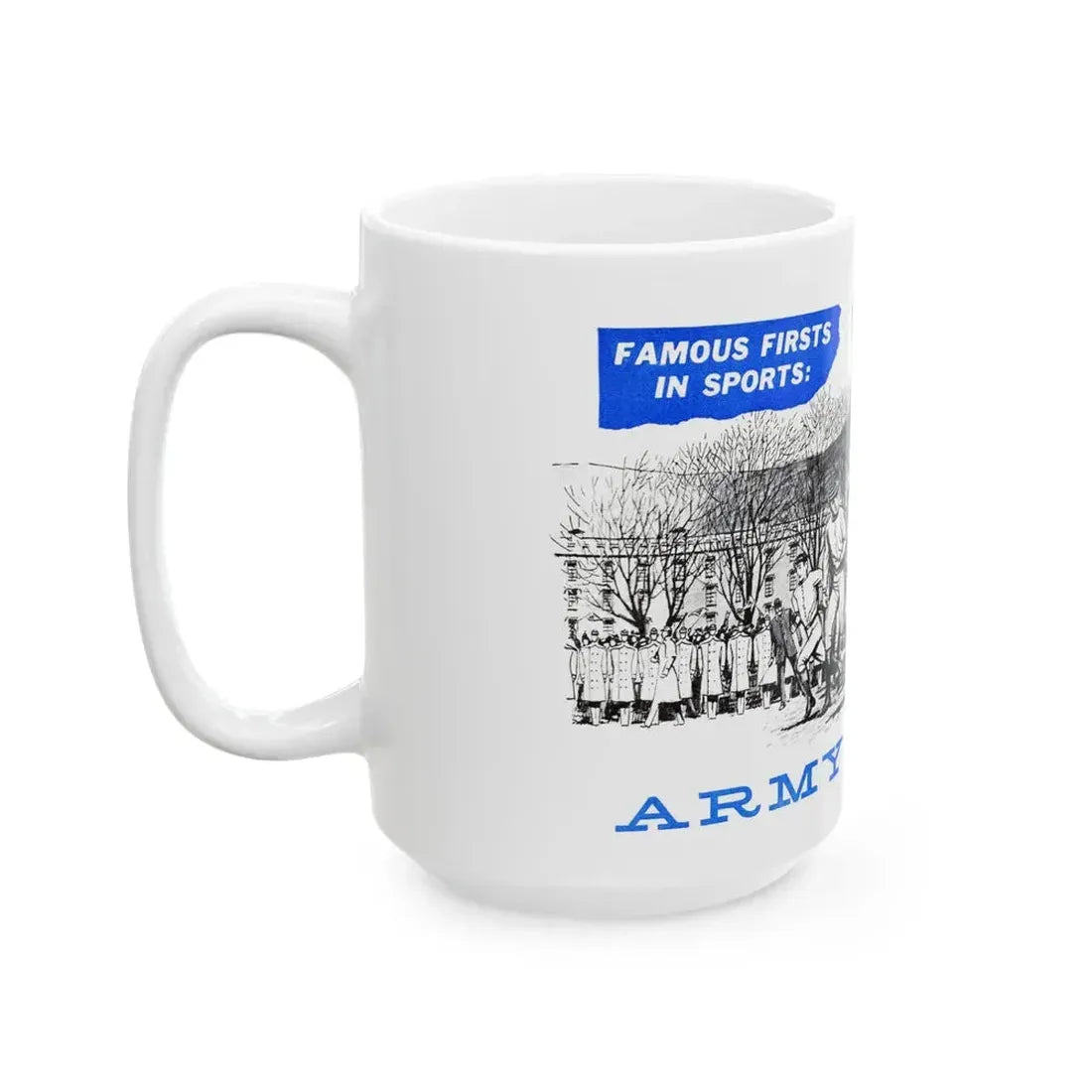 Army vs. Navy, Bluebook Magazine, November 1955 - White Coffee Mug - Go Mug Yourself